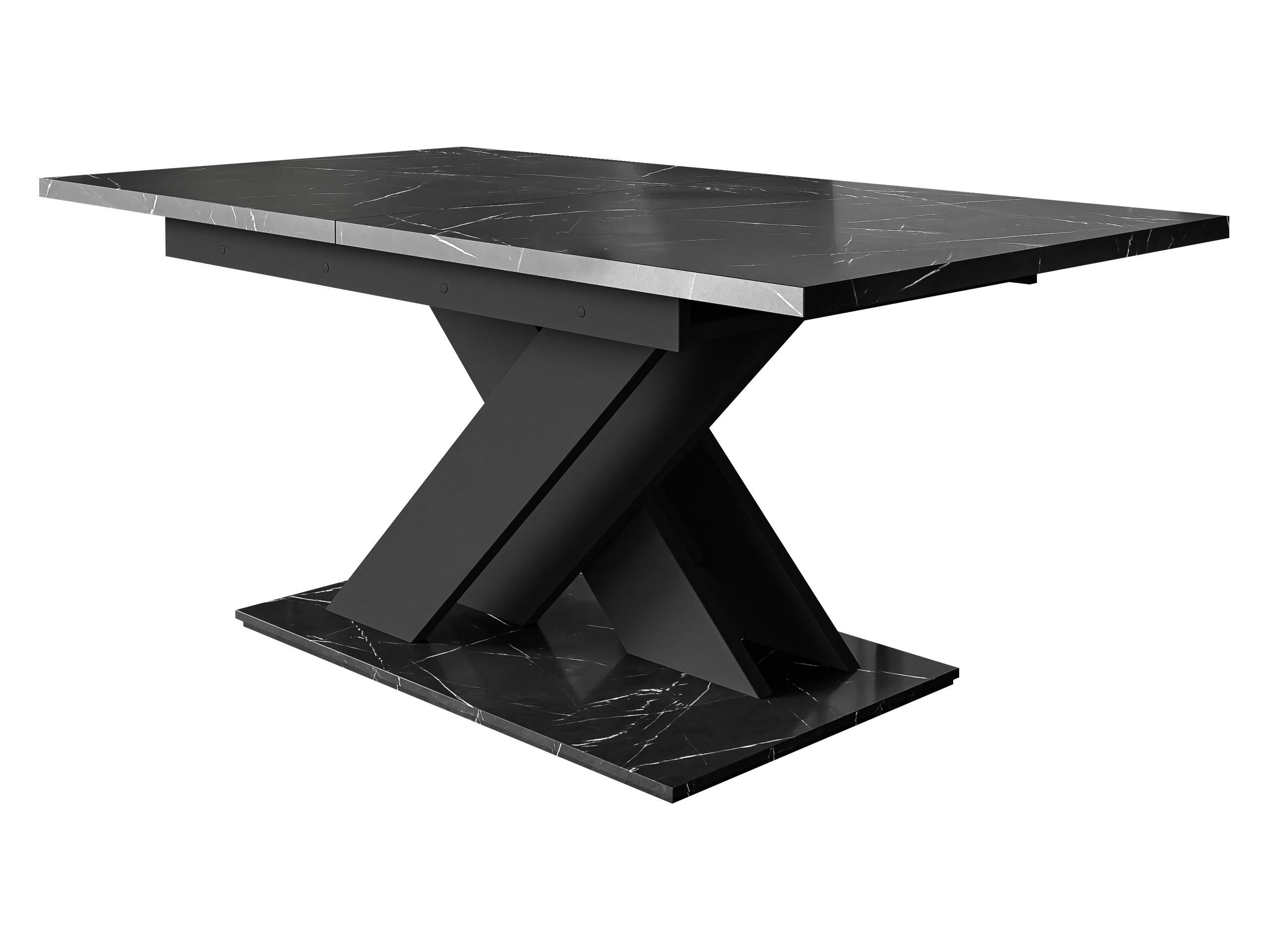 ESSTISCH Bronx - Schwarz, Holzwerkstoff (80/140/76cm) - MIRJAN24