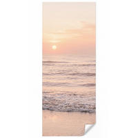 TAPETE - Sonne - Strand - Rosa - 100x260 cm - Hellrosa, Papier (100/260cm) - OnlyWow