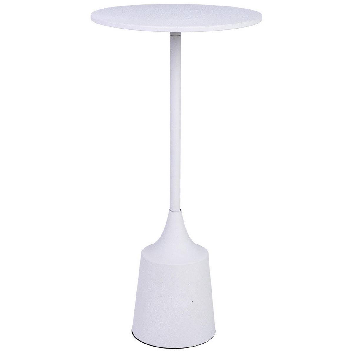 TISCH aus Metall, weiß, 30x60cm - Weiß, Metall (30/30/59.5cm) - Wanderlust