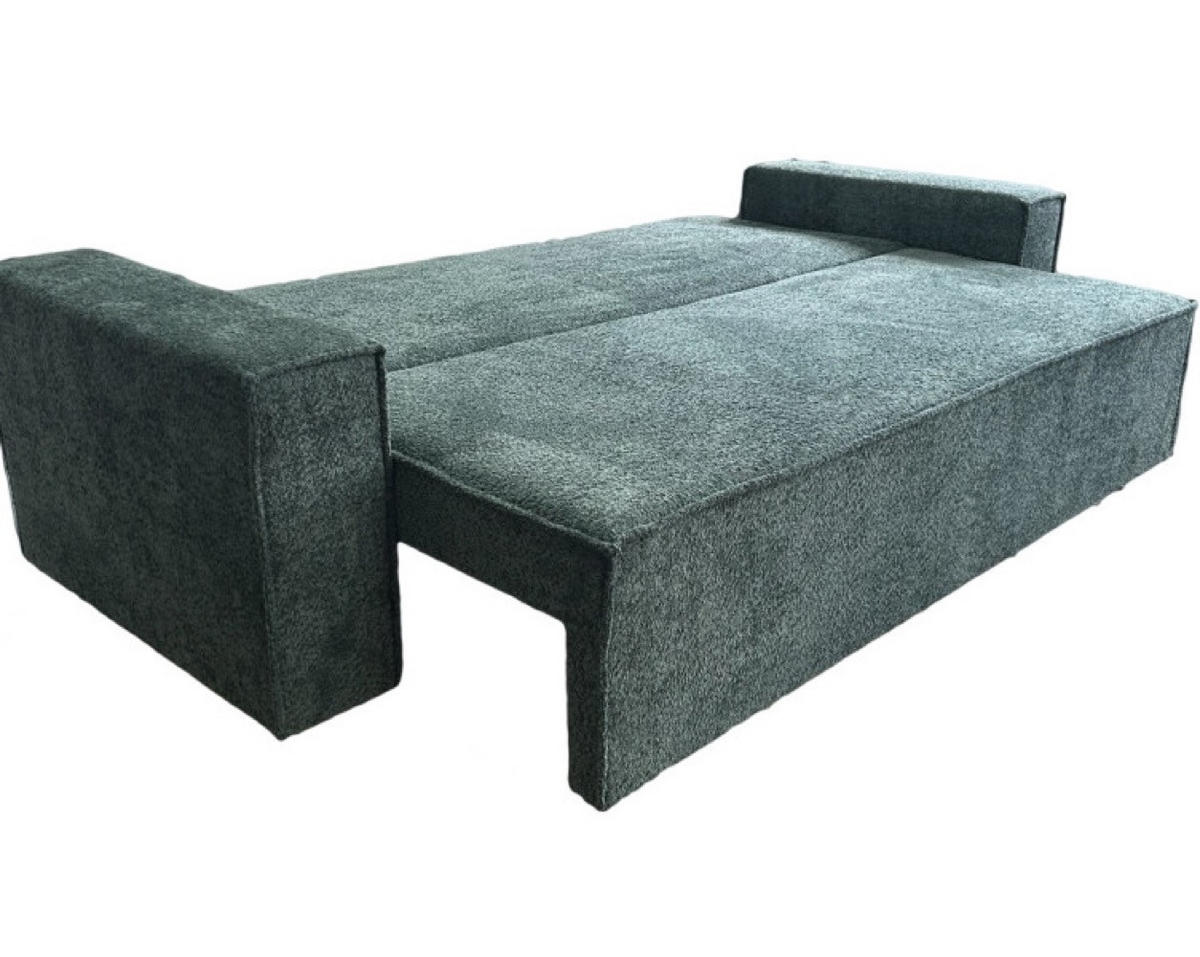 SOFA Beige ARES Bouclé Stoff - Beige, Textil (236/90/85cm) - Sepro Meble