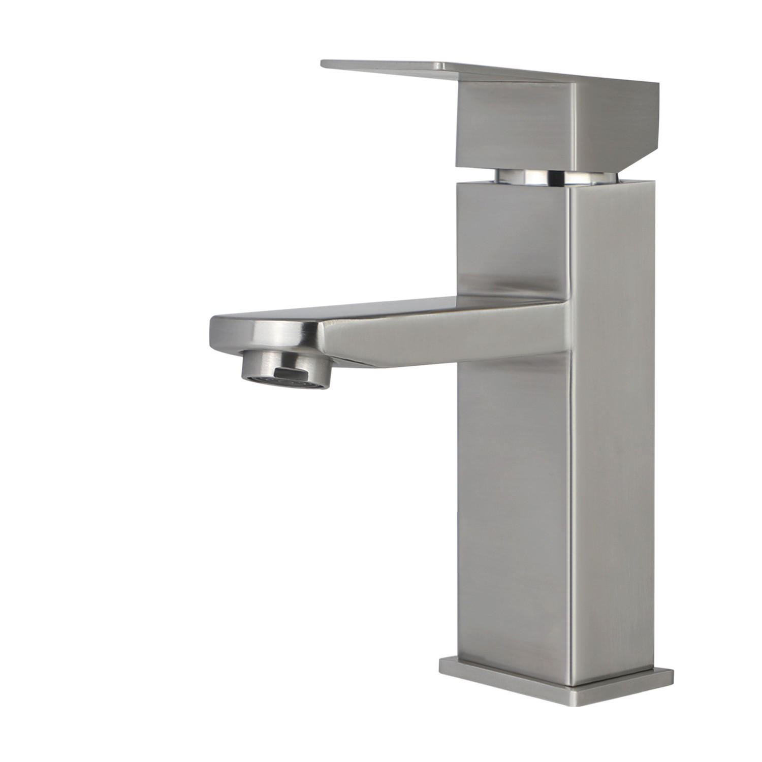 WASCHTISCHARMATUR Norman - Silberfarben, Metall (5/18/12cm) - Nettlife