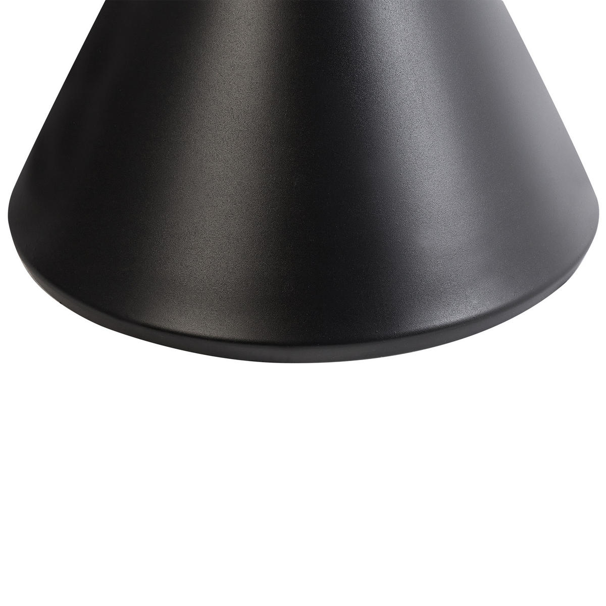 BEISTELLTISCH Schwarz/Weiß Haiwee - Schwarz/Weiß, Stein (50/50/55cm) - Beliani