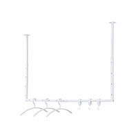 GARDEROBE SWAY - Weiß - Weiß, Kunststoff (3/80/120cm) - Home Deluxe