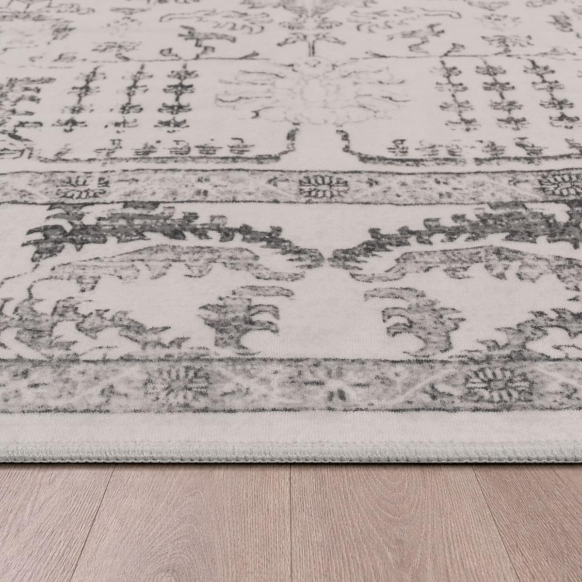 KURZFLORTEPPICH 80/150 cm Semer 427 - Grau, Kunststoff (80/150cm) - Paco Home