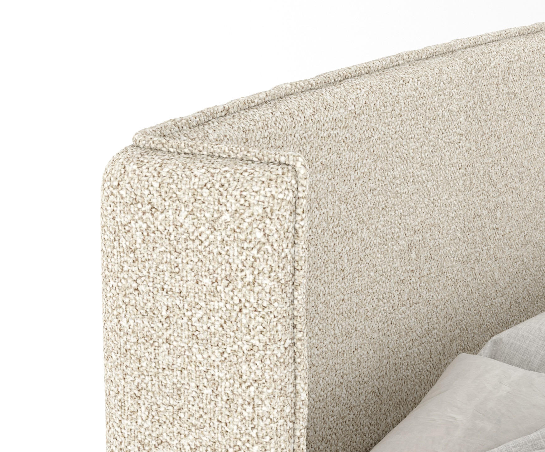 Thumbnail - Maison de Reve Kontinentalbett, Beige, Textil, Buche, Kiefer, H3, Höhe ca. 20 cm, 160x200 cm, Oeko-Tex® Standard 100, Re...