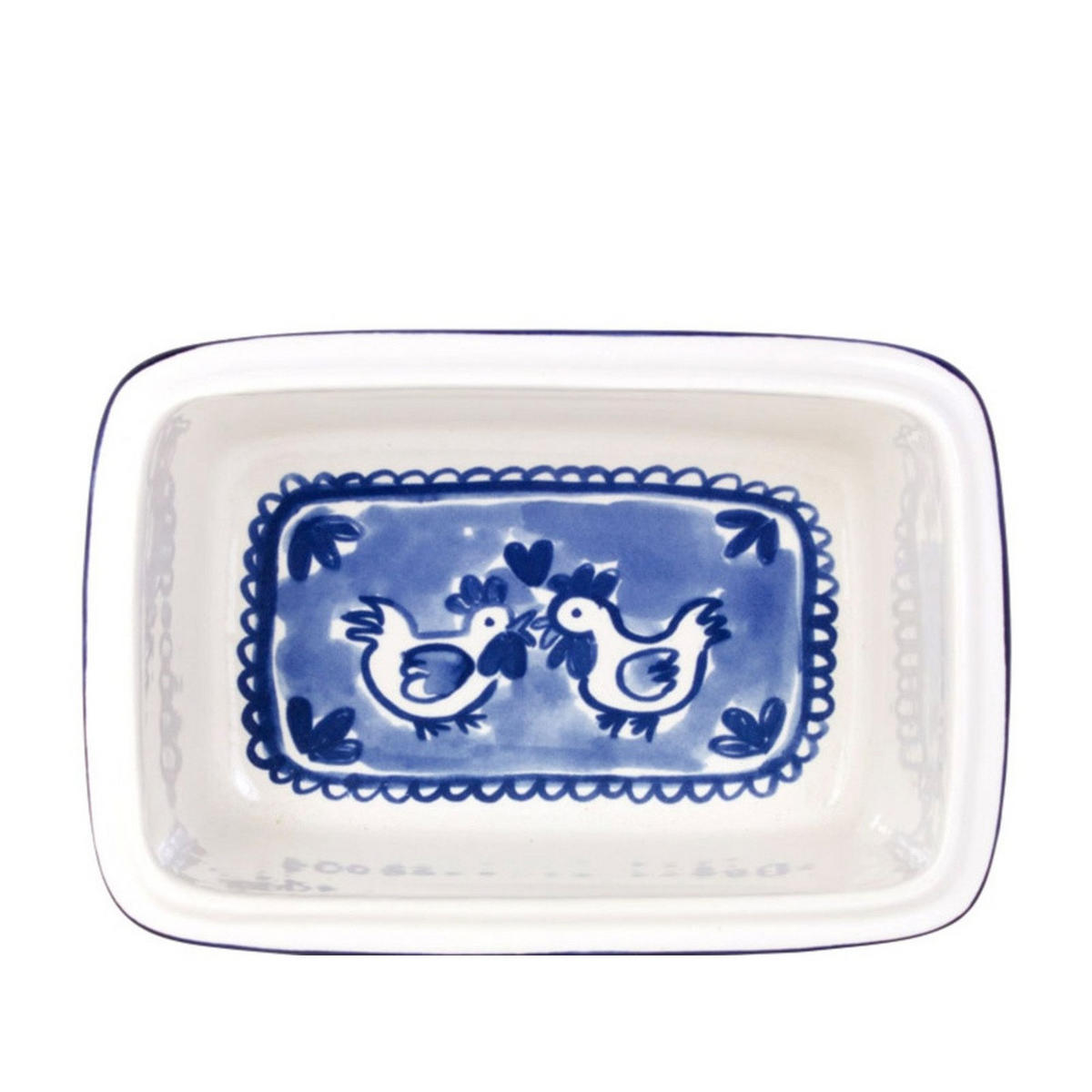 BUTTERDOSE Delfts Blond in Blau - Multicolor, Keramik (0.1/0.1/0.1cm) - Blond Amsterdam