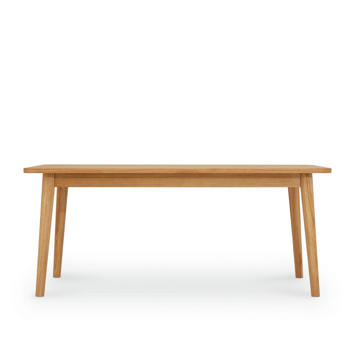 COUCHTISCH rechteckig Eiche massiv 70/125/52 cm - Eichefarben/Braun, Holz/Holzwerkstoff (70/125/52cm) - Furnhouse