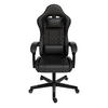 GAMINGSTUHL HyperSeat schwarz - Schwarz, Kunststoff (63/131/121cm) - Juskys