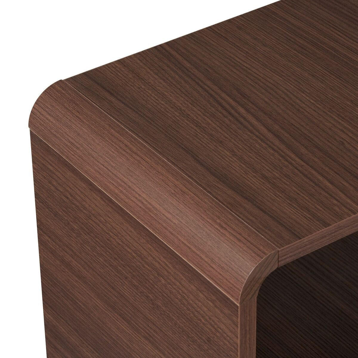 REGAL 1 Schublade, 4 offenen Fächern mit abgerundeten Kanten 34/154/78 cm - Naturfarben, Holzwerkstoff (34/154/29cm) - Calicosy