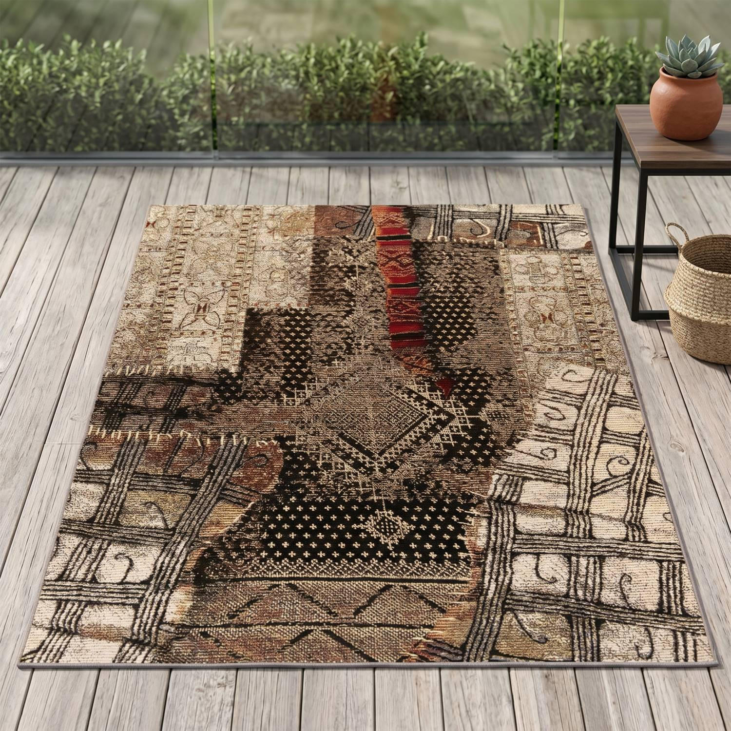 OUTDOORTEPPICH Aurora 160x235 cm - Multicolor, Textil (160/235cm) - Gino Falcone