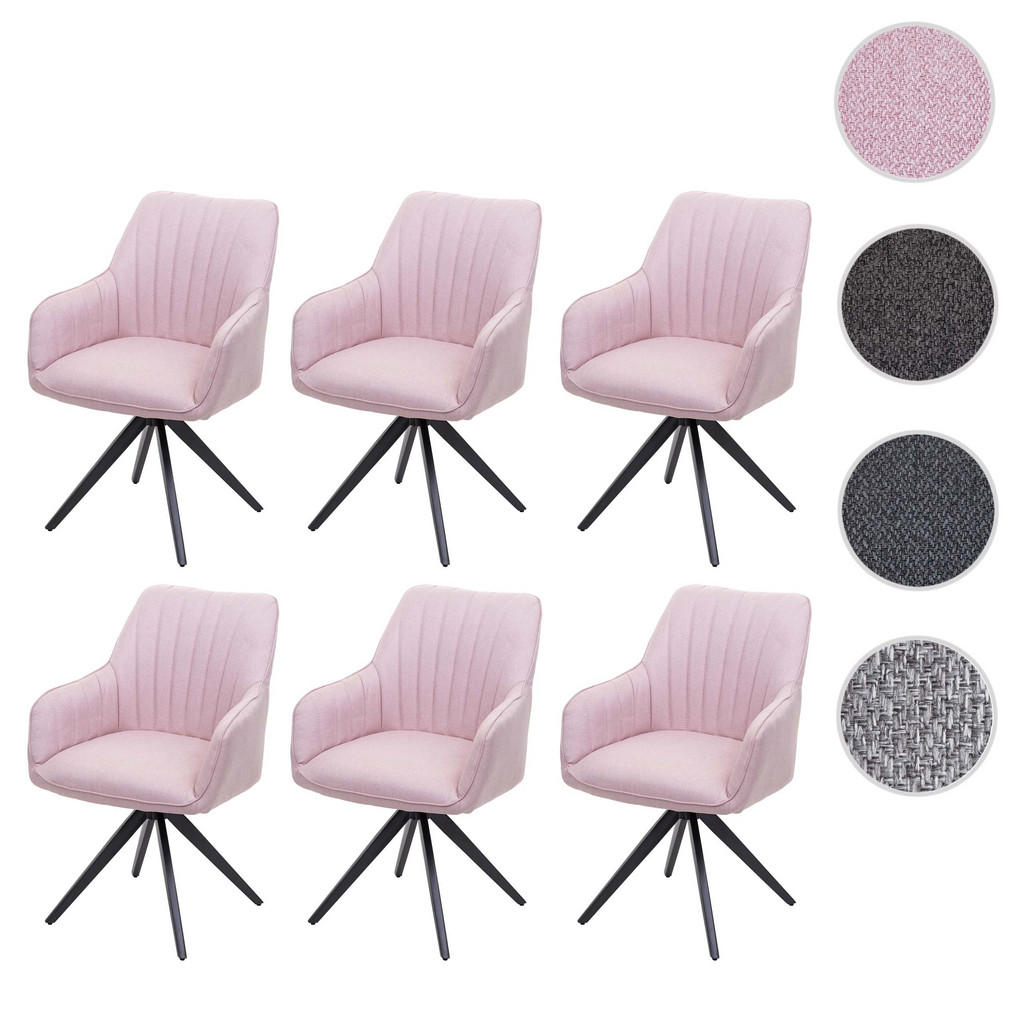 Thumbnail - MCW Esszimmerstuhl, Altrosa, Textil, 58x87x62 cm, Esszimmer, Stühle, Esszimmerstühle, Vierfußstühle