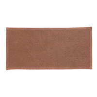 BADEMATTE Etia kakao 54 x 110 cm - Dunkelbraun, Textil (54/110cm) - Vivaraise