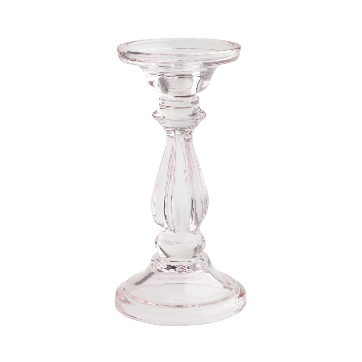 KERZENSTÄNDER Divine - Rosa, Glas (10/20.5/10cm) - home&you