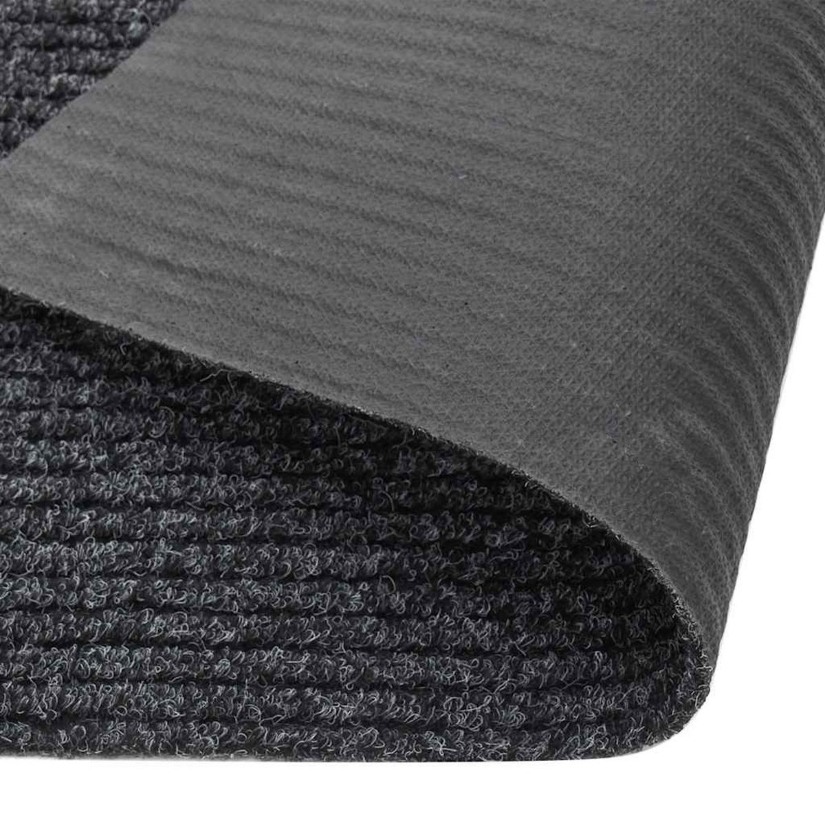SCHMUTZFANGMATTE 100/100 cm Anthrazit - Anthrazit, Kunststoff/Textil (100/100cm) - vidaXL