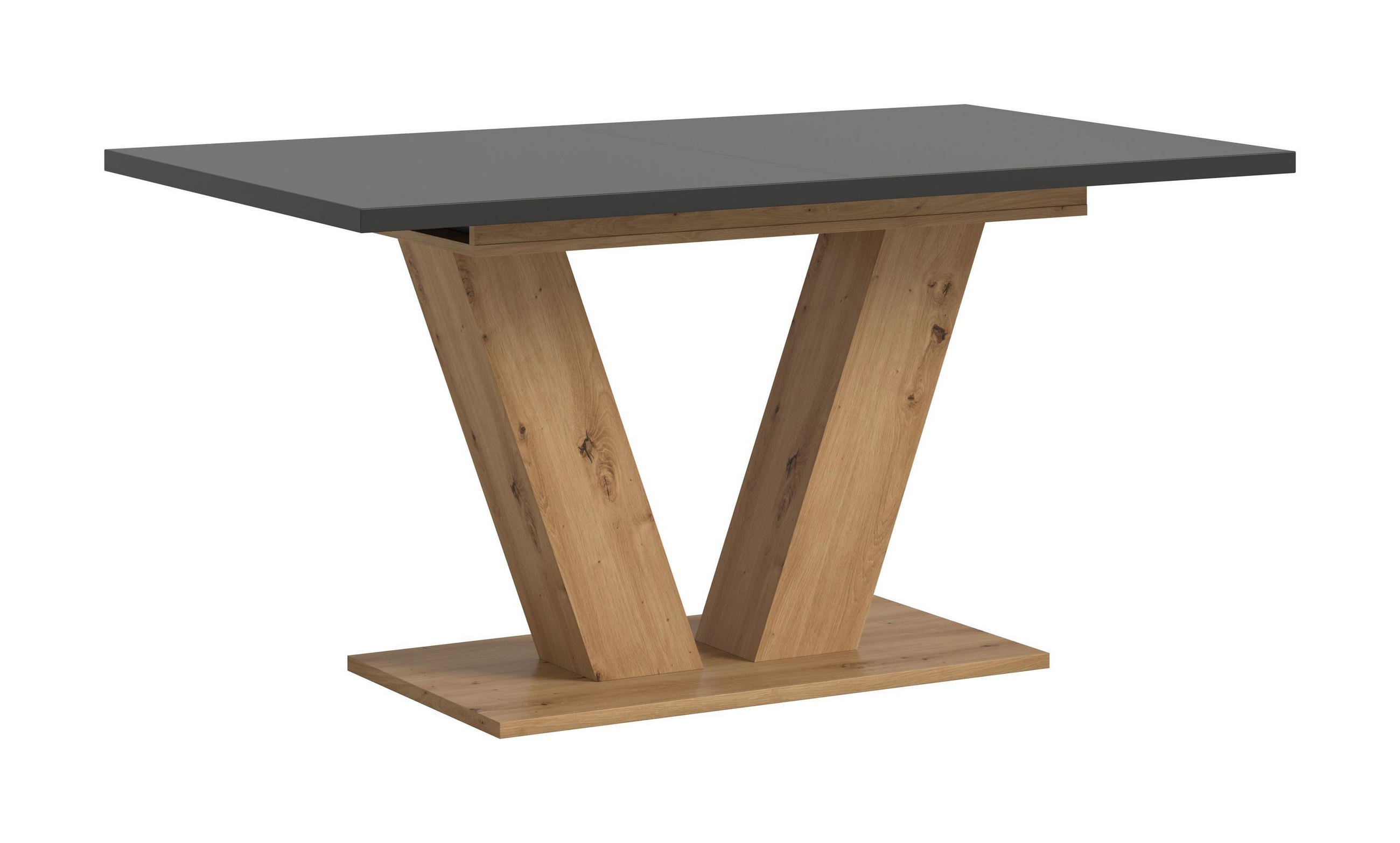 ESSTISCH Velo (B/H/T: ca. 150/76/90 cm) in Artisan Oak Nachbildung/grau - Eiche Artisan, Holzwerkstoff (90/150/76cm)