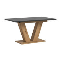 ESSTISCH Velo (B/H/T: ca. 150/76/90 cm) in Artisan Oak Nachbildung/grau - Eiche Artisan, Holzwerkstoff (90/150/76cm)