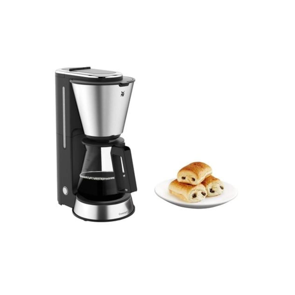 KAFFEEMASCHINE Küchen Minis Glas - Silberfarben, Metall (30/25/25cm) - WMF