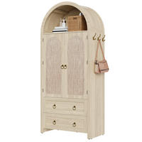 BÜCHERREGAL in Eichenfarben Aufbewahrungsschrank mit Doppelschubladen für Wohn- und Schlafzimmer, B80/T40/H180 cm - Eichefarben, Holzwerkstoff/Metall (80/180/40cm) - STILVORA
