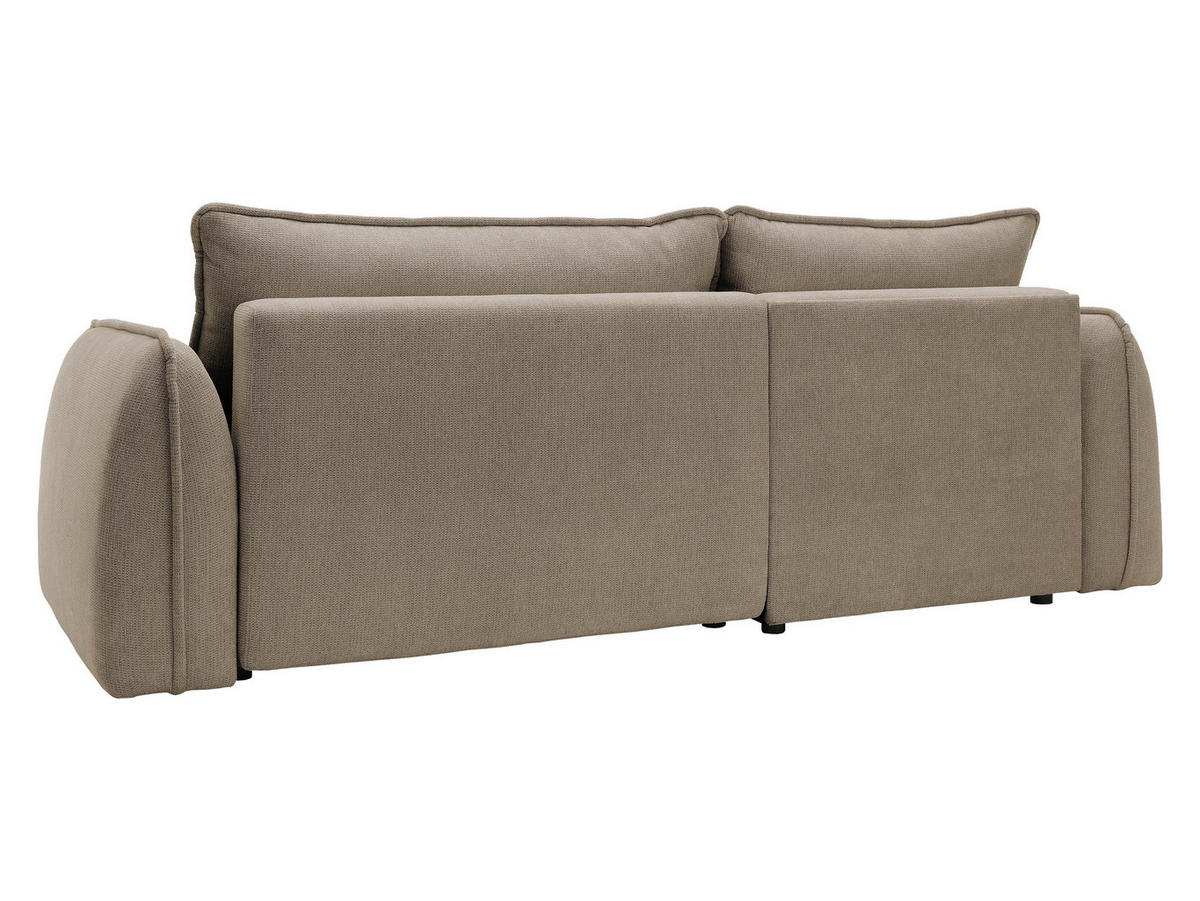 ECKSOFA Moho, Seite: Links - Hellbraun/Schwarz, Holz/Kunststoff (254/162cm) - MIRJAN24
