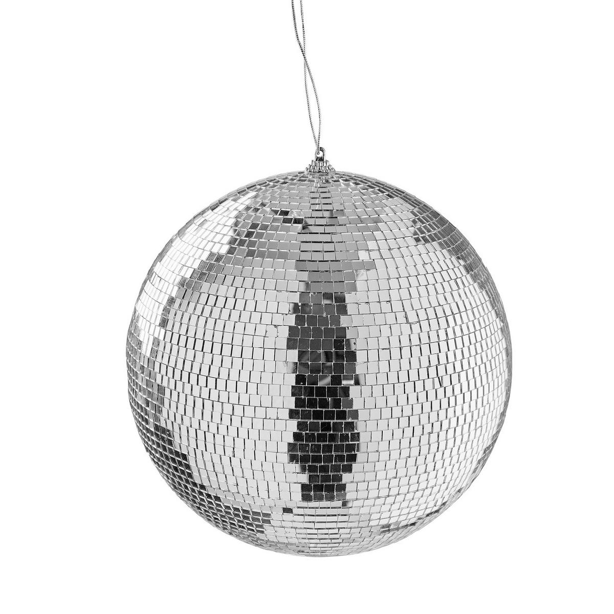 SPIEGELKUGEL Disco - Silberfarben, Glas/Kunststoff (20/20/20cm) - Butlers