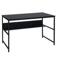 SCHREIBTISCH rechteckig Schwarz - Schwarz, Metall (60/120/78cm) - MCW