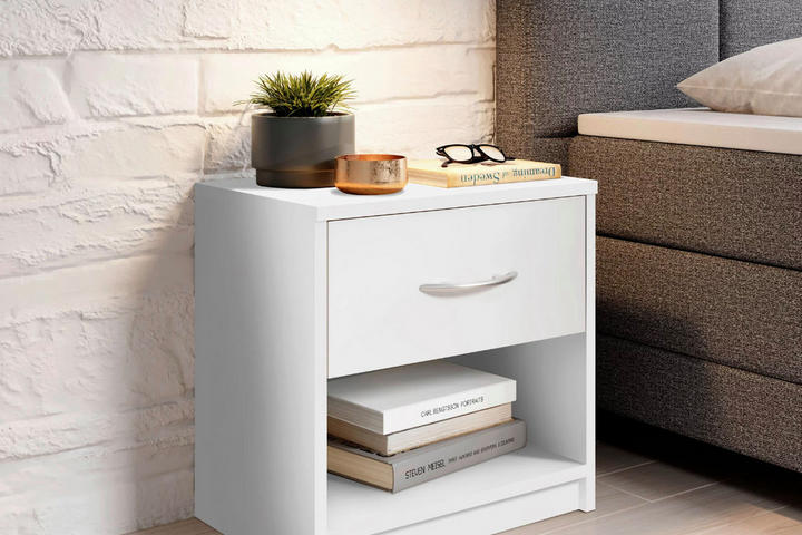 Nachttisch weiss