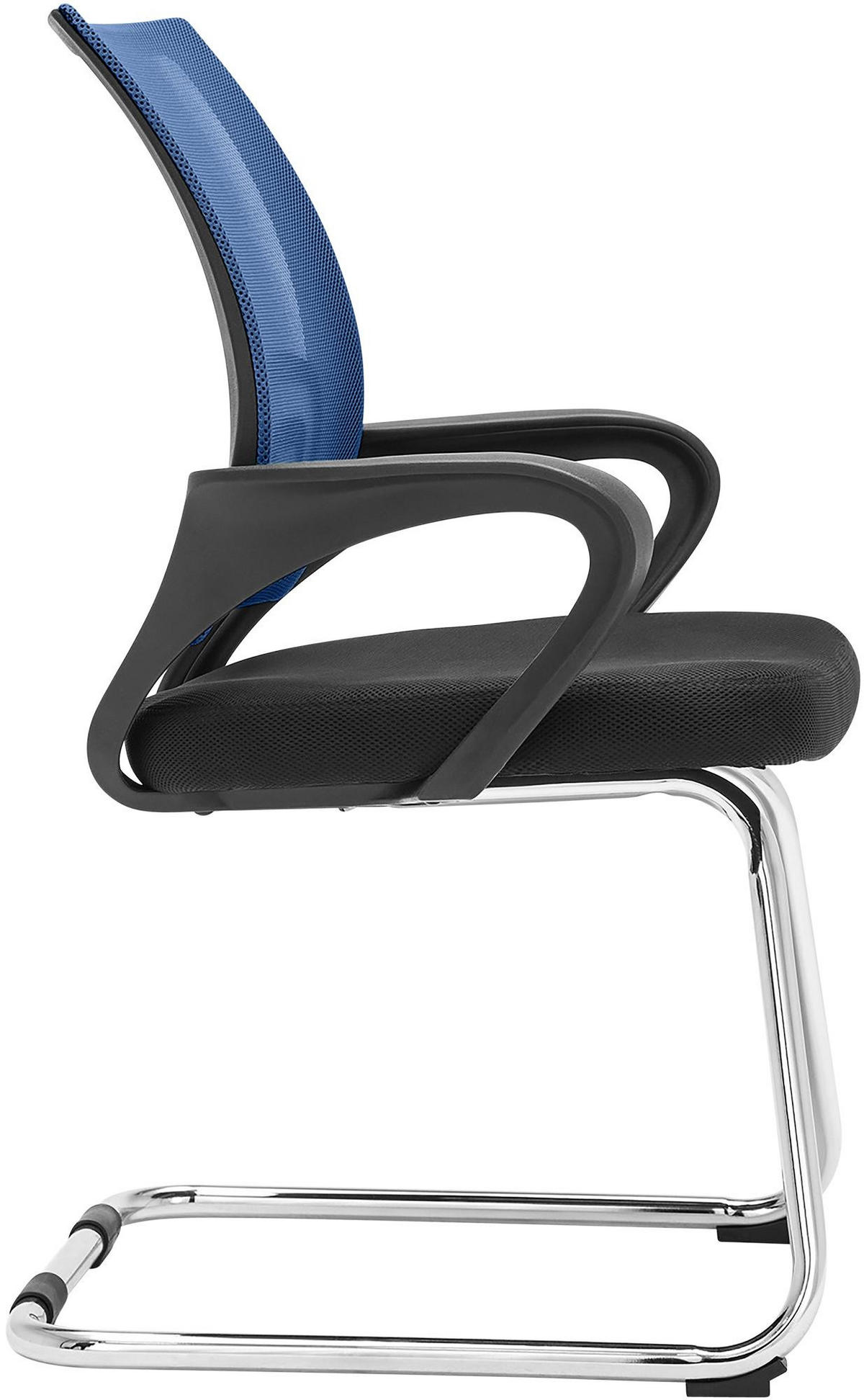 SCHWINGSTUHL Stoff blau - Blau, Textil/Metall (59/91/53cm) - CLP