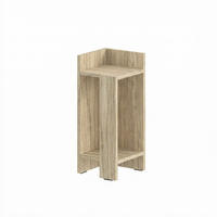 NACHTTISCH Elos Modul Links Travertine 25/27/60 cm - Beige, Holzwerkstoff (25/60/27cm) - Decortie