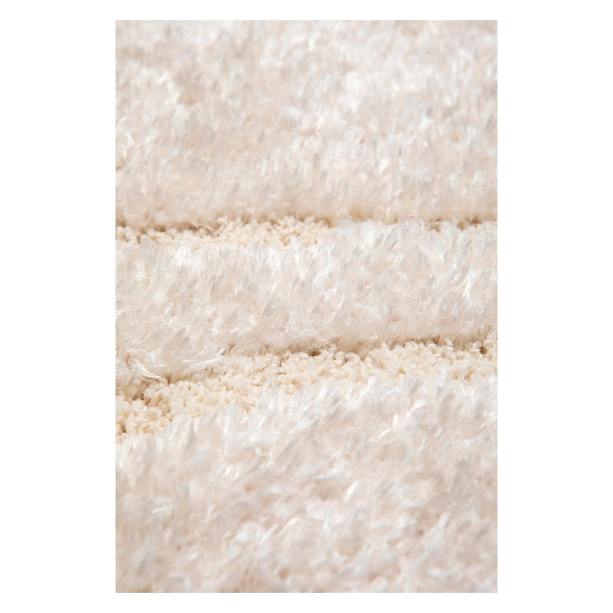 TEPPICH Alivio schneeweiß 80 x 150 x 1 cm - Weiß, Textil (80/150cm) - Vivaraise