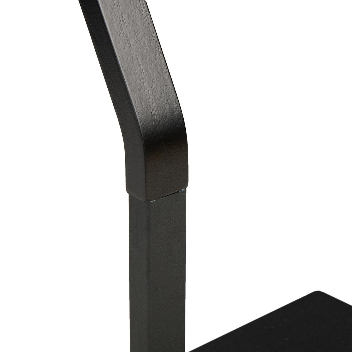 HANDTUCHSTÄNDER - Schwarz, Holzwerkstoff/Metall (43.5/85/20cm) - Relaxdays