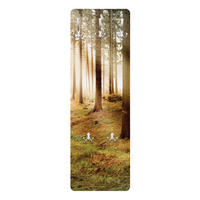 WANDGARDEROBE - No.CA48 Morning Forest 34/105 cm - Braun, Holzwerkstoff (34/105/1.6cm) - Bilderwelten