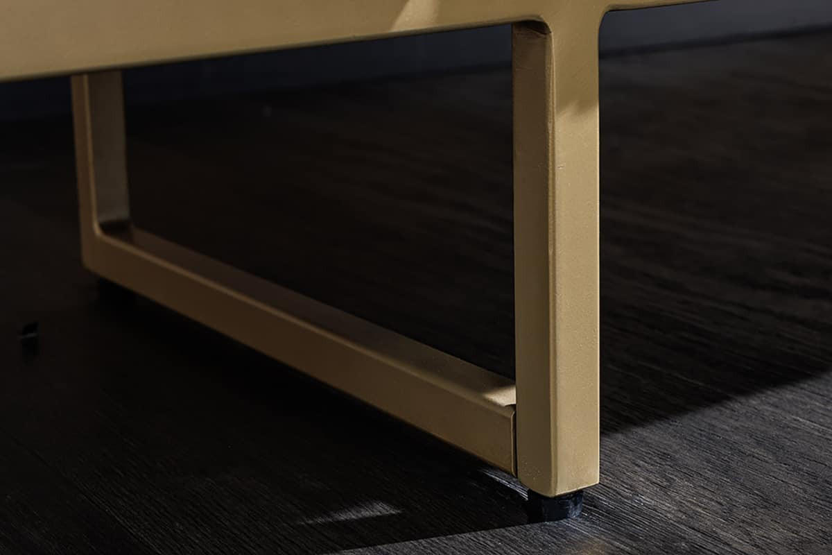 COUCHTISCH GATSBY Mango rechteckig Natur|Schwarz|Braun 110cm - Schwarz/Braun, Holz/Stein (53/110/46cm) - riess-ambiente