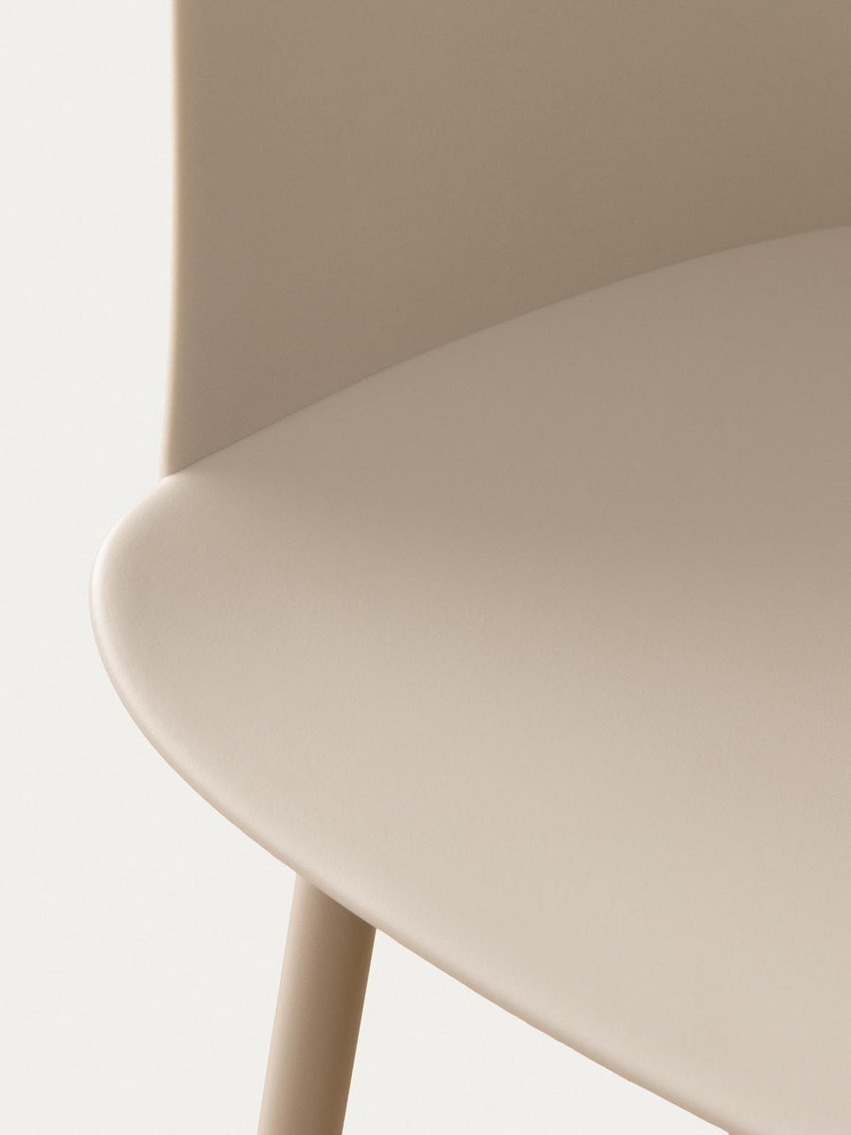 STUHL Basel Beige 58.5 cm x 82 cm - Beige, Kunststoff (58/82/51cm) - Kenay Home