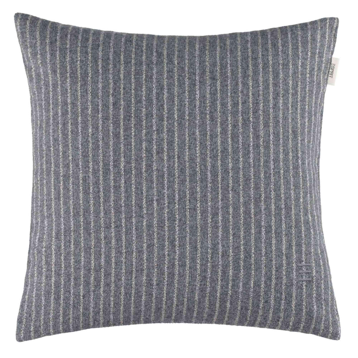 ZIERKISSENHÜLLE DEKOKISSENHÜLLE FUN STRIPE 2er Set - Grau, Textil (38/38cm) - Esprit