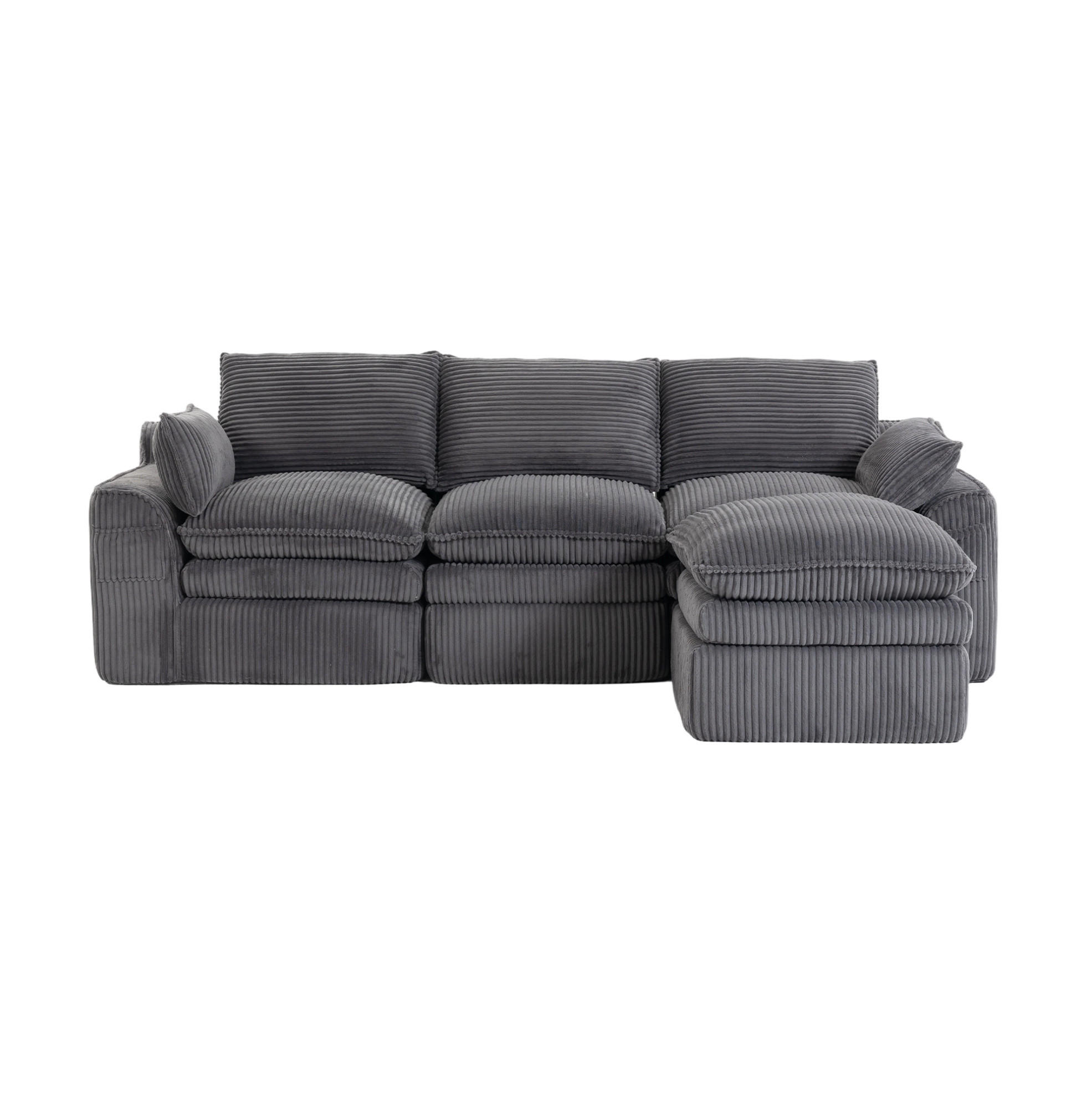 Ivmeu Sofa Dunkelgrau 263x167 cm