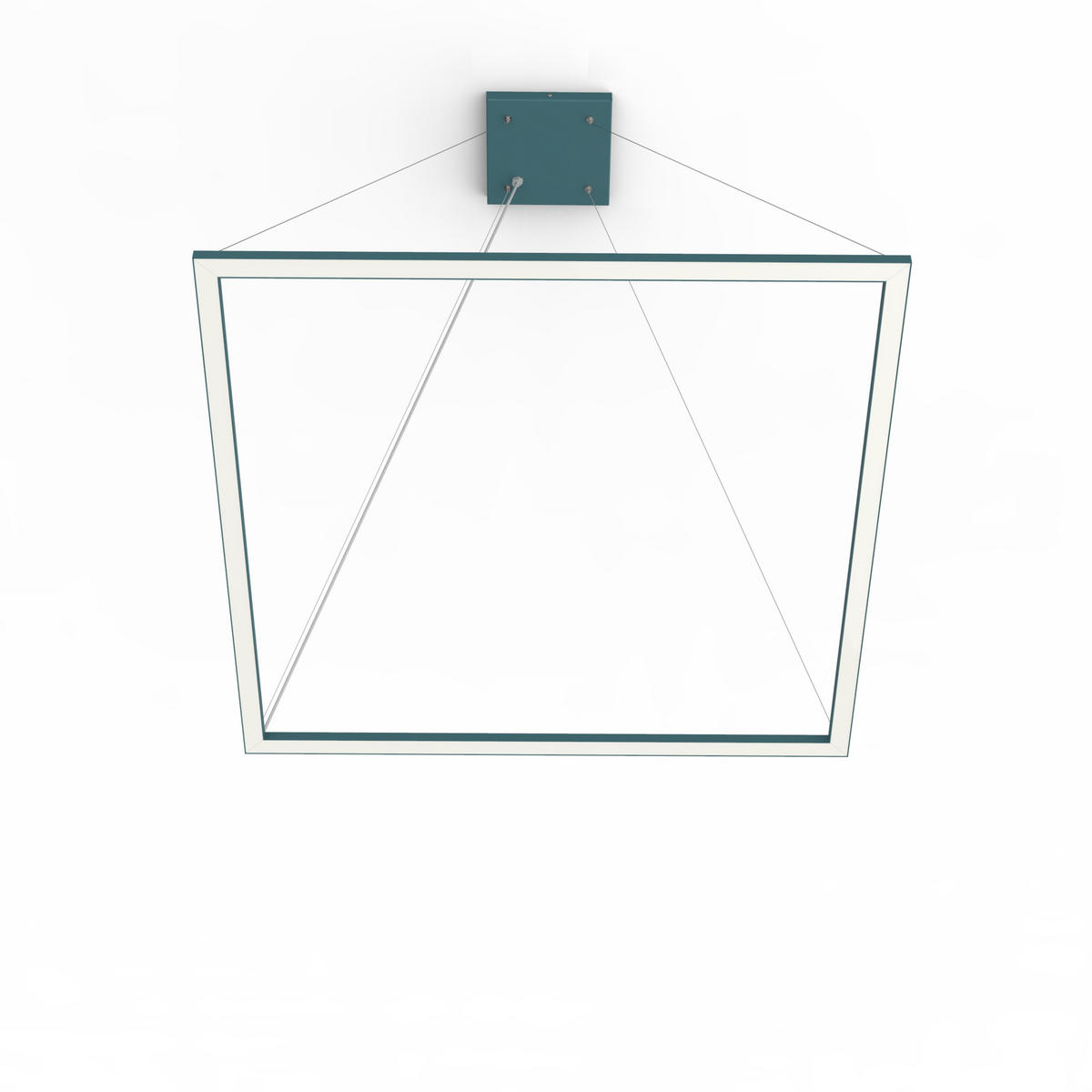 LED-HÄNGELEUCHTE - Graubraun, Metall (90/90/100cm) - Lumicom