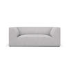 SOFA Ruby aus strukturiertem Stoff hellgrau 2 Sitzplätze - Hellgrau, Textil (174/69/93cm) - Micadoni