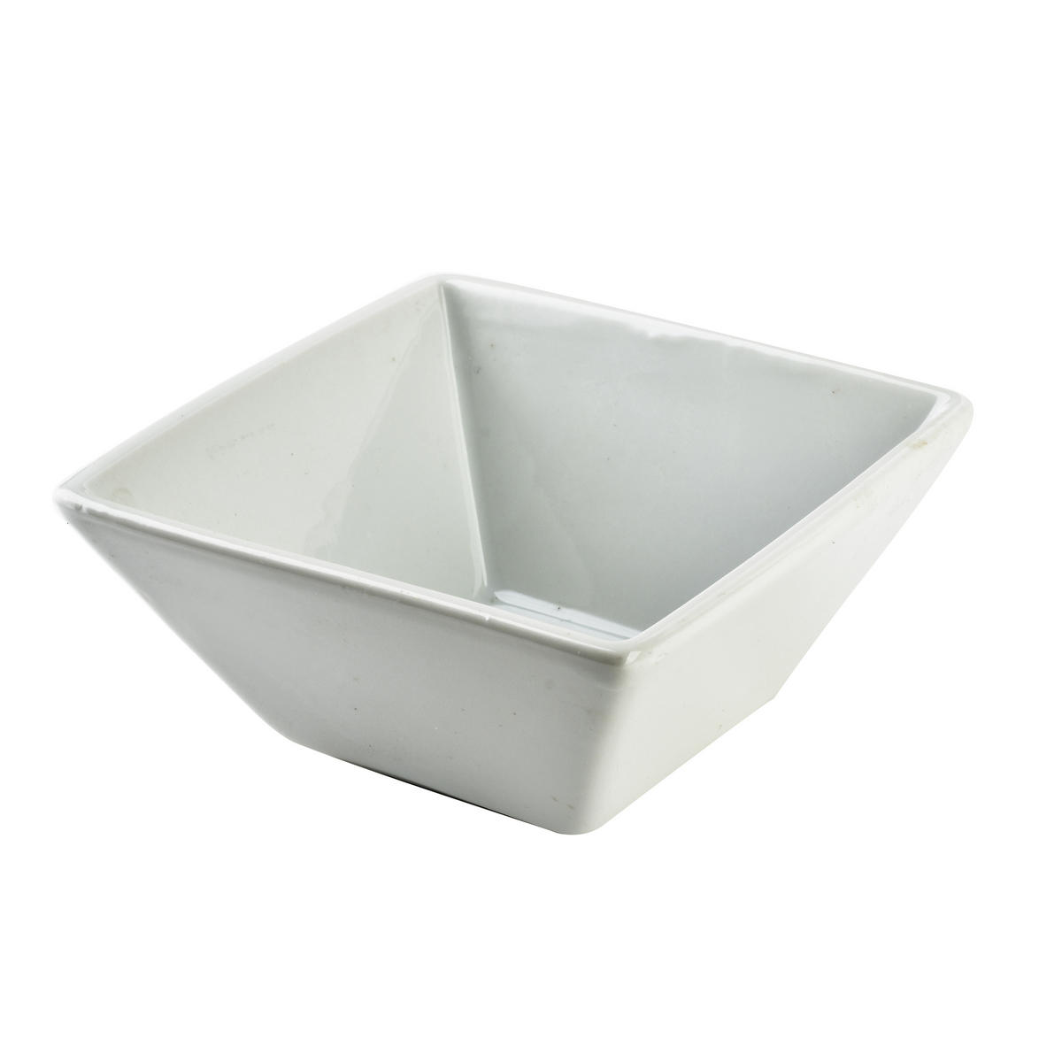 SCHALE Basic Weiß 12/12/6 cm Keramik - Weiß, Keramik (12/12/6cm) - Mondex