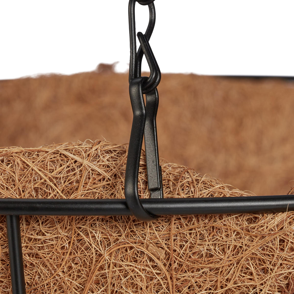 3XBLUMENAMPEL - Multicolor, Textil/Metall (31/48/31cm) - Relaxdays