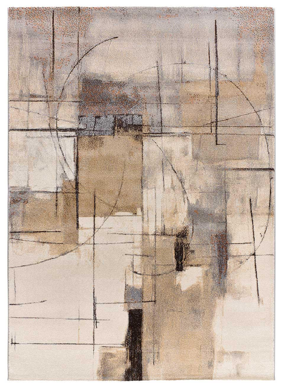Atticgo Webteppich Beige 133x190 cm