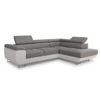 ECKSOFA Caris, Seite: Rechts - Weiß, Holz/Textil (273/203cm) - Sofnet