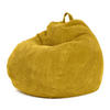 SITZSACK Indoor "Scoop" 90x110cm - Cord - Gelb, Textil (90/110/90cm) - Green Bean