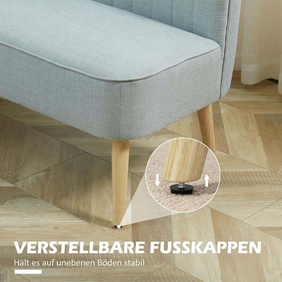 2-SITZER Sofa Grün 117.0/56.5/77.0 cm - Grün, Textil (56.5/77/117cm)