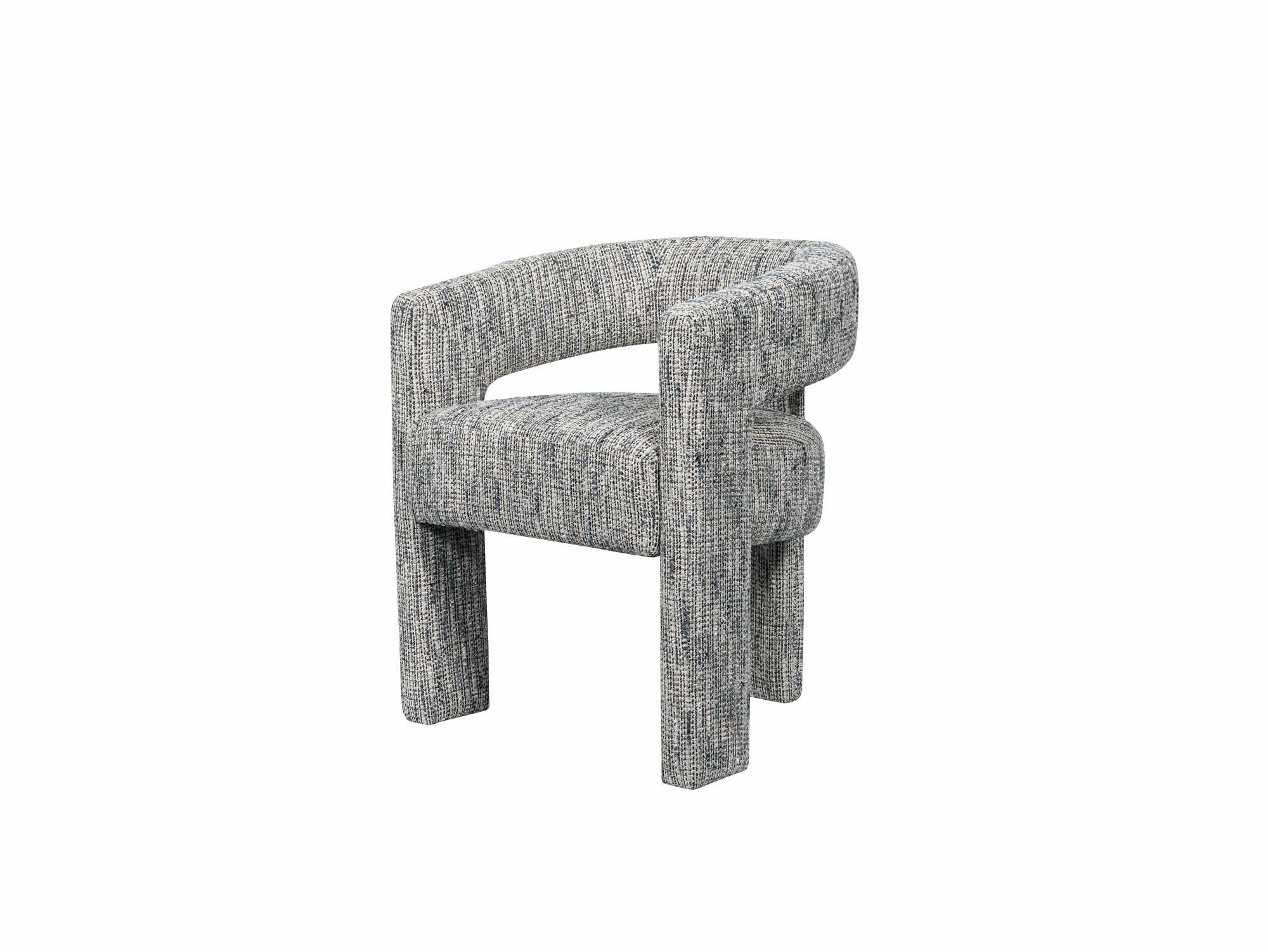 ESSZIMMERSTUHL LEITH Grau 62x58x75 cm - Grau, Textil (62/75/58cm) - FURNLUX