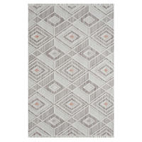 KURZFLOR-TEPPICH Lindo 8875 Terra 200x290 cm - Beige, Textil (200/290cm) - carpet city