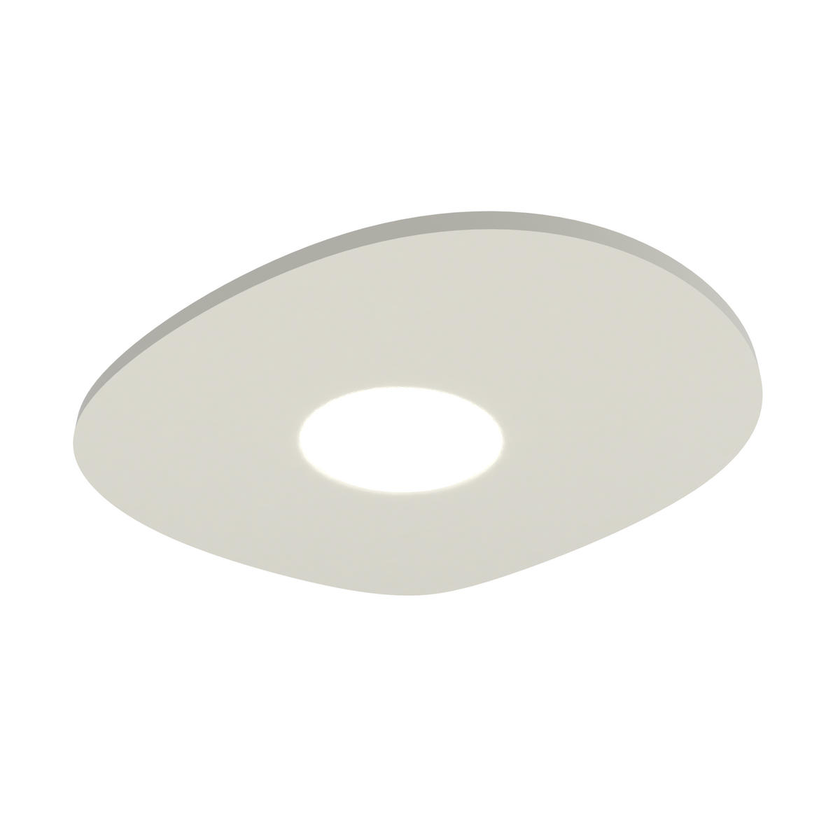 DECKENLEUCHTE - Weiß Hochglanz, Metall (20/23/4cm) - Lumicom