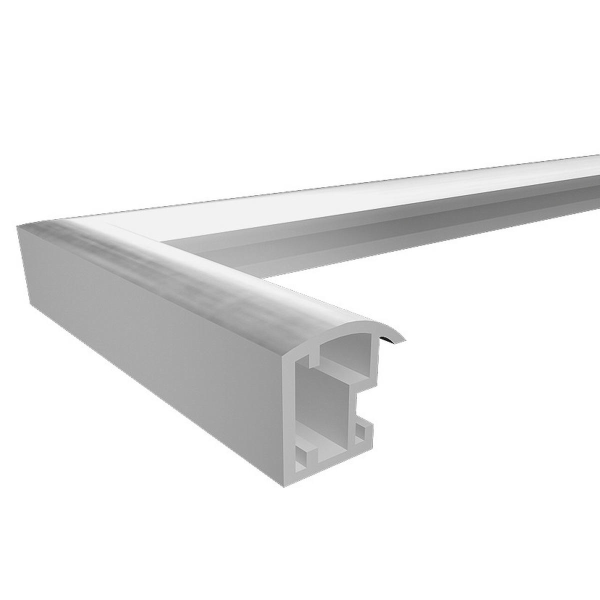 BILDERRAHMEN TrendstyleKst.Rahmen 18x24 cm Schwarz - Schwarz, Kunststoff (20.8/26.9/1.7cm) - walther design