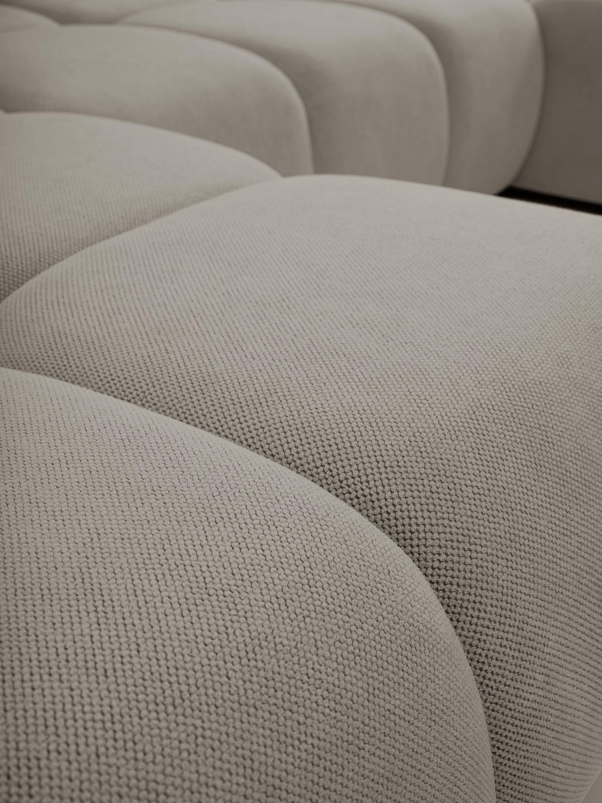 ECKSOFA Grau Curio 83 Mit Schlaffunktion - Grau, Textil (359/177cm) - Sepro Meble