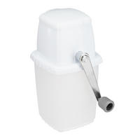 DRVIČ ľadu - biela, kov/plast (12.5/24/16cm) - Relaxdays