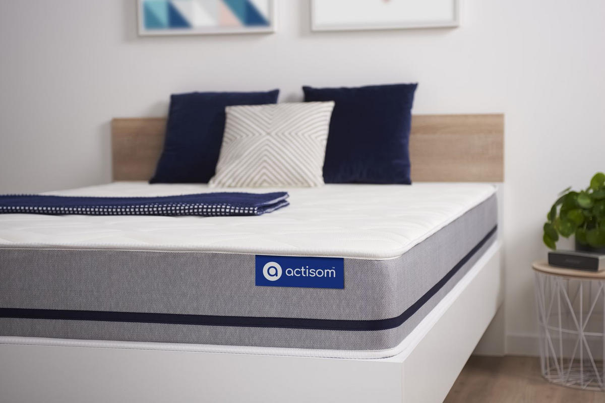 MATRATZE Actilatex soft Latex und Memory-Schaum 120 x 220 cm h2 - Weiß, Textil (120/220cm) - ACTISOM